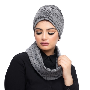 Turban & Scarf Artichoke Rosaline material -Smile Turbans - 1250