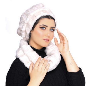 Ice cap&Scarf ice cap Fur -Smile Turbans - 1694