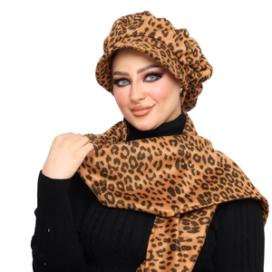 beret&Scarf Beret suede -Smile Turbans - 1372