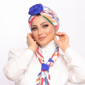 Turban & Scarf cupcake sph -Smile Turbans - 1510