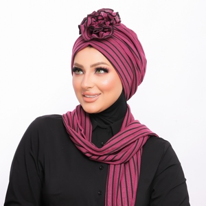 turban  &scarf flower kink -Smile Turbans - 1550