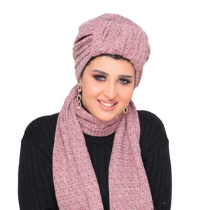 Turban&Scarf Crown one piece Dotted brooch -Smile Turbans - 1428