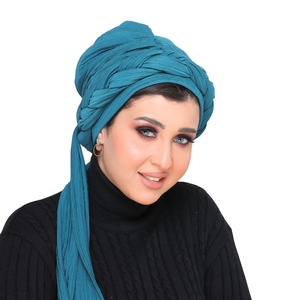 turban  2 piece tie braid crochet -Smile Turbans - 1468