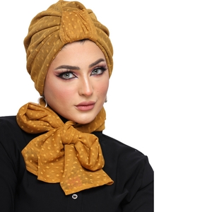 turban & scarf Crown Tulle Material -Smile Turbans - 1146