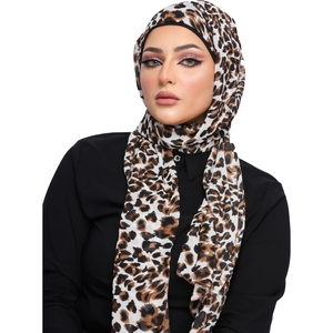 hijab Hijab with Bandana, without pins, ready to wear only chiffon -Smile Turbans - 1134