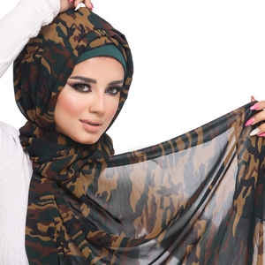 hijab Hijab with Bandana, without pins, ready to wear only chiffon -Smile Turbans - 1114