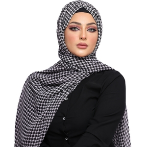 hijab Hijab with Bandana, without pins, ready to wear only chiffon -Smile Turbans - 1135