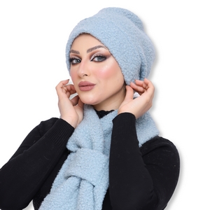 Ice cap&Scarf ice cap wool -Smile Turbans - 1008