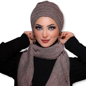 Turban&Scarf Scotch wool -Smile Turbans - 588