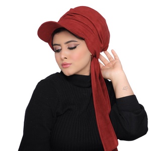 Turban&Cap Two-piece cap suede -Smile Turbans - 1747