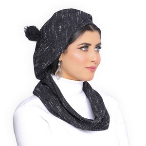 Ice cap&Scarf ice cap knitwear -Smile Turbans - 1692