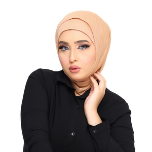 hijab Hijab with Bandana, without pins, ready to wear only Tulle -Smile Turbans - 1270