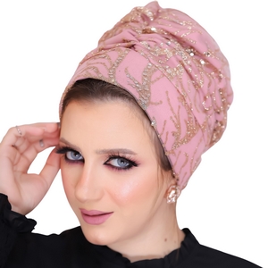 turban Drape one piece caviar -Smile Turbans - 881