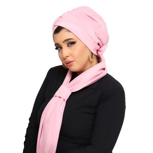 Turban&Scarf Two-piece bow headband suede -Smile Turbans - 1323