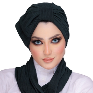 turban  &scarf One piece bow crochet -Smile Turbans - 850