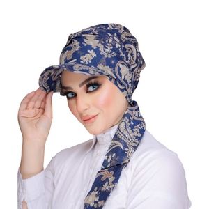 Cap Two-piece cap material jeans -Smile Turbans - 829