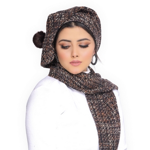 Ice cap&Scarf ice cap knitwear -Smile Turbans - 1630