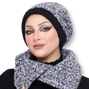 Ice cap&Scarf ice cap wool -Smile Turbans - 1102