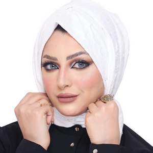 hijab Hijab with Bandana, without pins, ready to wear only crochet -Smile Turbans - 1067