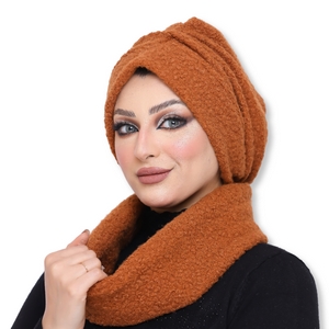 Ice cap&Scarf ice cap wool -Smile Turbans - 1026