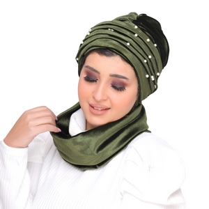 Turban&Scarf Scotch velvet -Smile Turbans - 1696