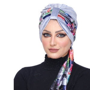 Turban&Scarf Multi-way velvet -Smile Turbans - 1031