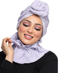 turban & scarf cupcake Bliss satin material -Smile Turbans - 1801