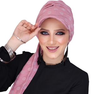 turban & cap Two-piece cap Tulle Material -Smile Turbans - 740