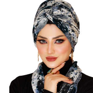 Turban & Scarf Crocs one piece Bliss satin material -Smile Turbans - 652