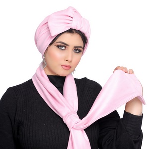 Turban&Scarf One piece butterfly suede -Smile Turbans - 1744