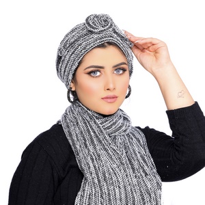 Turban&Scarf Multiway Wire knitwear -Smile Turbans - 1679