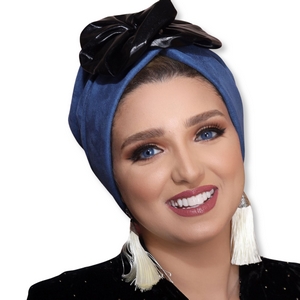 Beret One piece beret cap suede -Smile Turbans - 1807