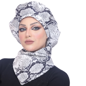 beret&Scarf Beret suede -Smile Turbans - 1034