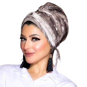 Turban Multi-way Jersey material -Smile Turbans - 337