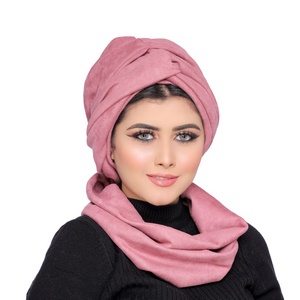 Turban&Scarf Two-piece bow headband suede -Smile Turbans - 1726