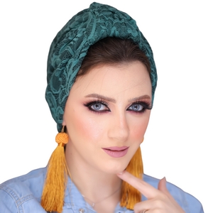 turban Crown one piece Dantel -Smile Turbans - 781