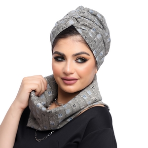 Turban & Scarf Crocs one piece Rosaline material -Smile Turbans - 1244