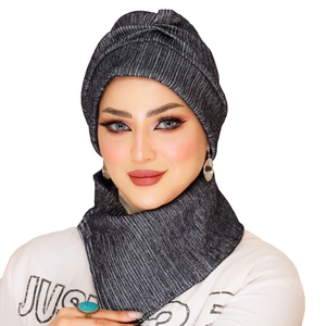 Turban & Scarf Drape one piece Bliss  material -Smile Turbans - 680