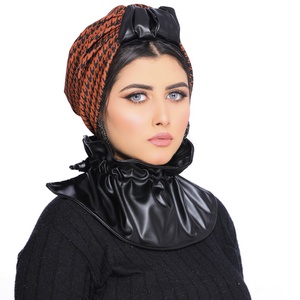 Turban & Scarf Crown one piece crepe material -Smile Turbans - 1682