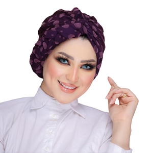 turban plexus Tulle Material -Smile Turbans - 865