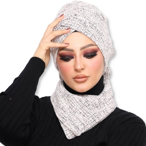 Turban&Scarf Two-way bow and crossover Jakar -Smile Turbans - 1365