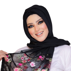 hijab Hijab with Bandana, without pins, ready to wear only chiffon -Smile Turbans - 807