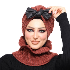 Turban&Scarf Bow brooch -Smile Turbans - 1351