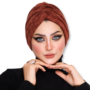 Turban cross one pieces brooch -Smile Turbans - 953