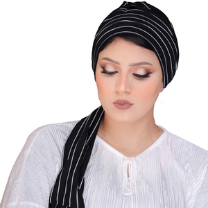 Turban Multi way tie crepe material -Smile Turbans - 782