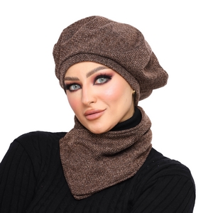 Beret&Scarf Beret wool -Smile Turbans - 1403