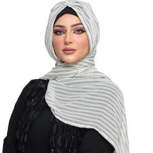 hijab Hijab with Bandana, without pins, ready to wear only chiffon -Smile Turbans - 1118