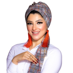 Turban Multi way tie Soft  material -Smile Turbans - 357