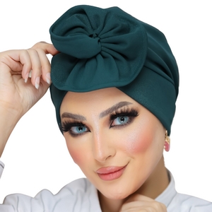 turban One piece rose crepe -Smile Turbans - 904