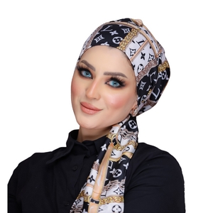 Turban Multi way tie Soft  material -Smile Turbans - 880